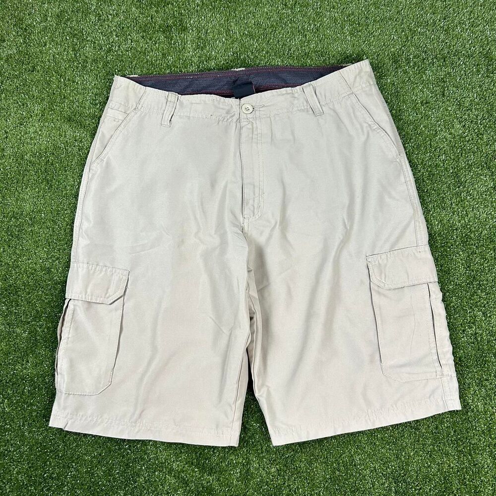 Burnside Men's Cream and Tan Shorts